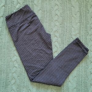 Textured Gray Leggings